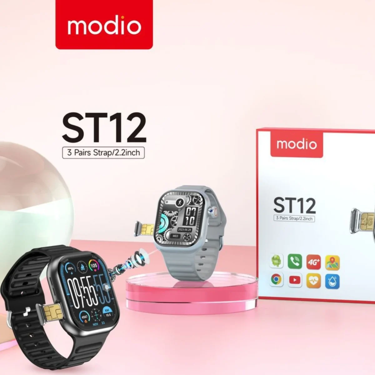 Montre Connectée Modio ST12 (5G Android)