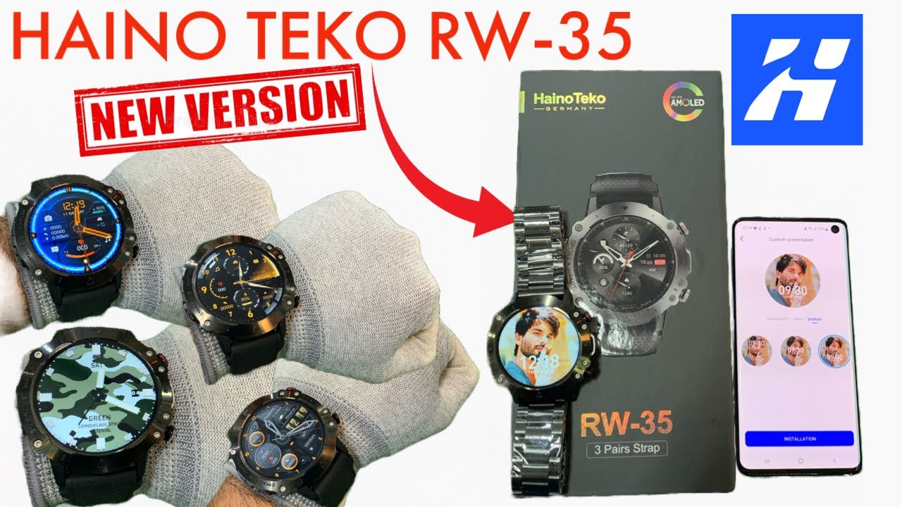 Montre Connectée Haino Teko RW-60 Max (Waterproof) - vue réelle 2