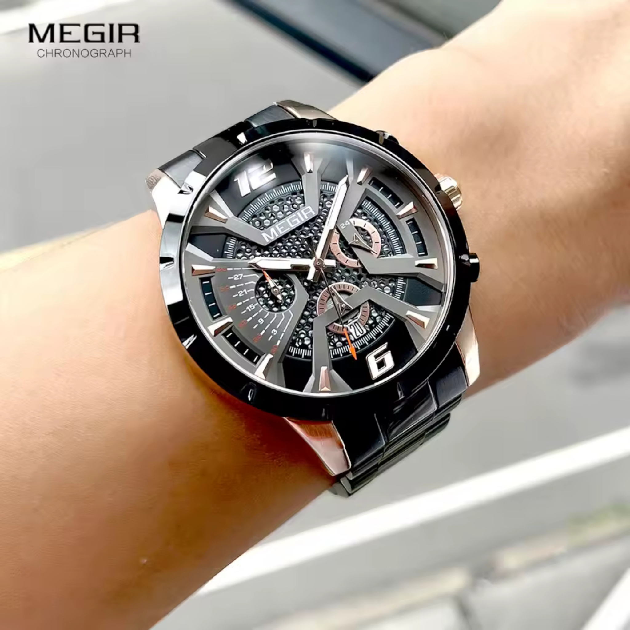 Montre d'affaire de luxe MEGIR originale