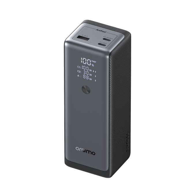 oraimo PowerJet 130 Banque d'alimentation 27600mAh 130W, charge rapide pour ordinateur portable et téléphone