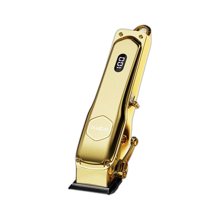 oraimo SmartClipper 2 Gold DiamonBlade™ DLC Lames précises durables AniFast™ Charge rapide Affichage numérique intelligent Autonomie de 180 minutes Tondeuse à cheveux professionnelle sans fil