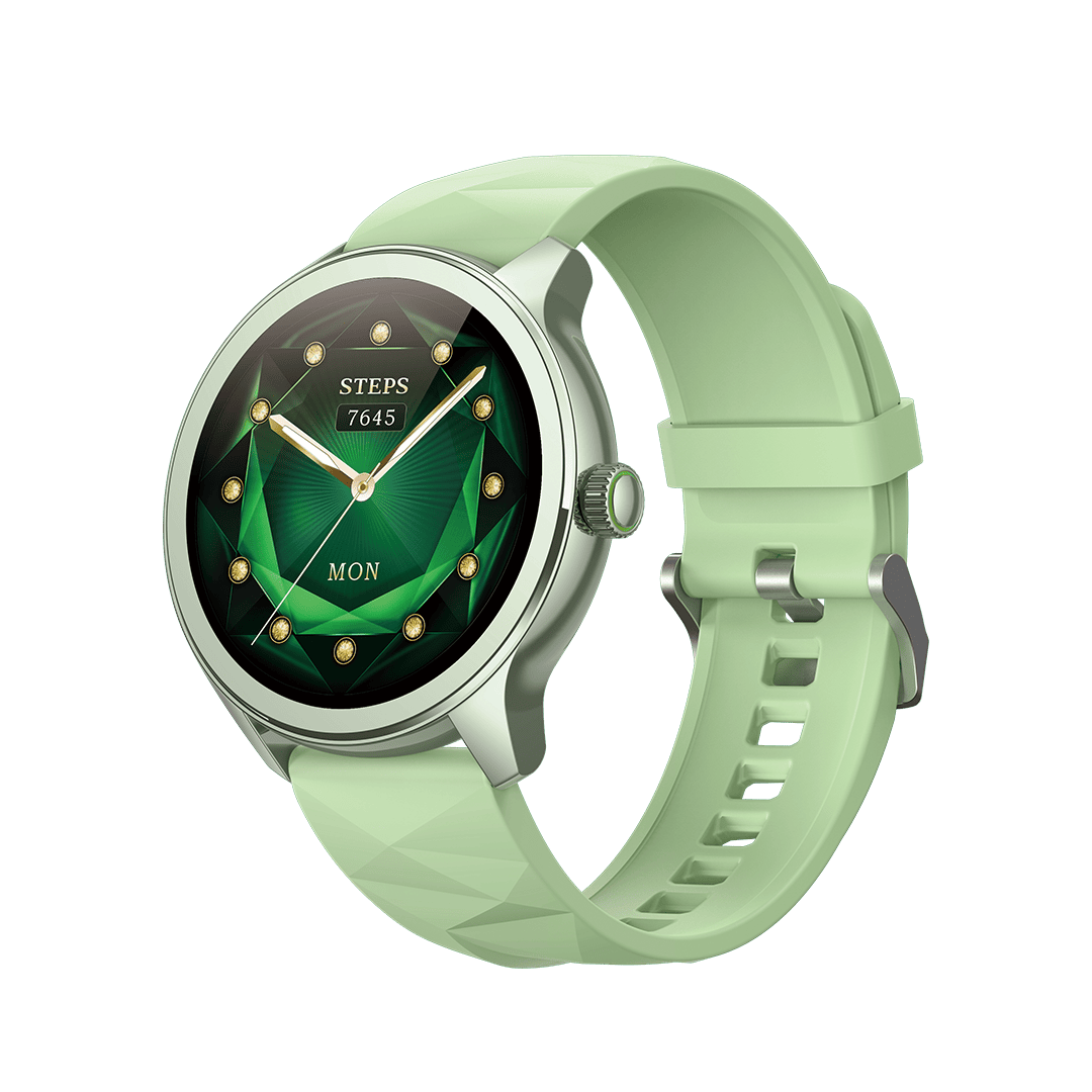 oraimo Watch 2R Écran coloré haute définition de 1,39 pouces Appel BT SOS SMS d'urgence Réponse rapide Plus de 120 modes sportifs Autonomie de la batterie de 7 jours Résistance à la poussière et à l'eau IP68 Montre intelligente