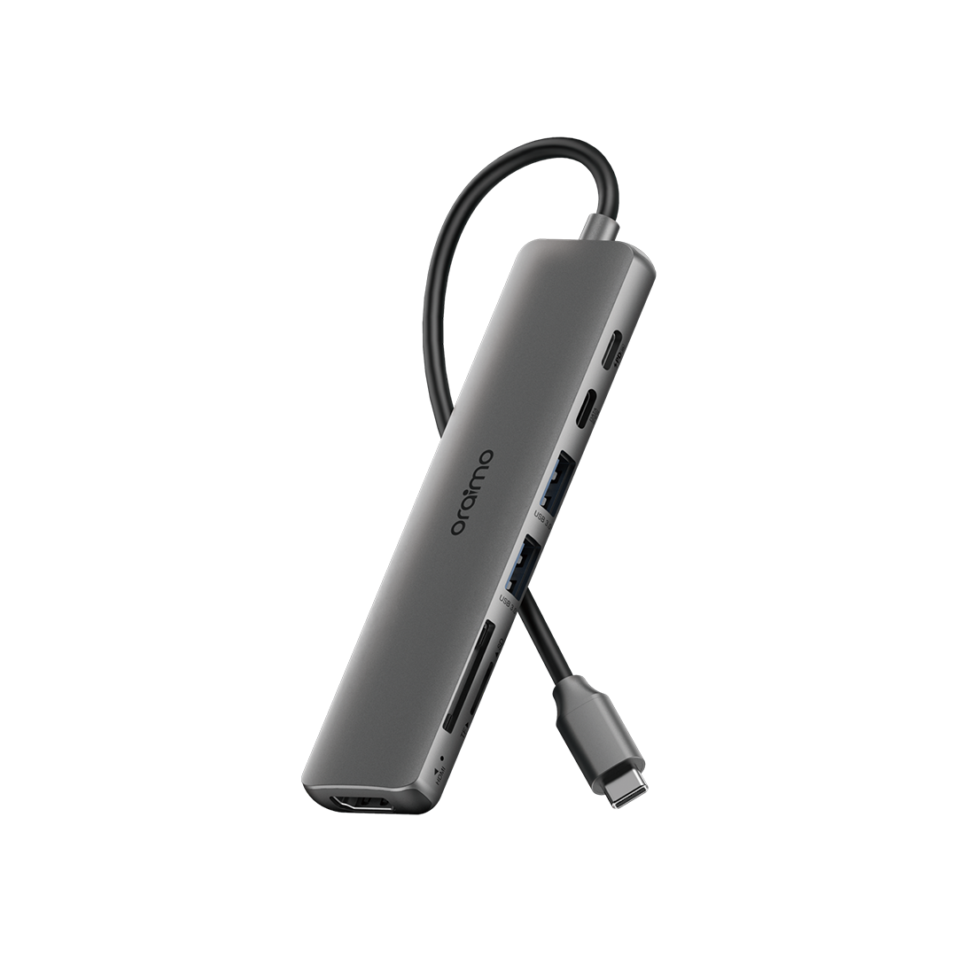 oraimo Adaptateur multifonction PowerTrans USB-C 7-en-1