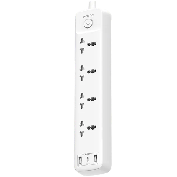 oraimo PowerHub Smart charge rapide 4 prises secteur 3 ports USB prise d'extension massive
