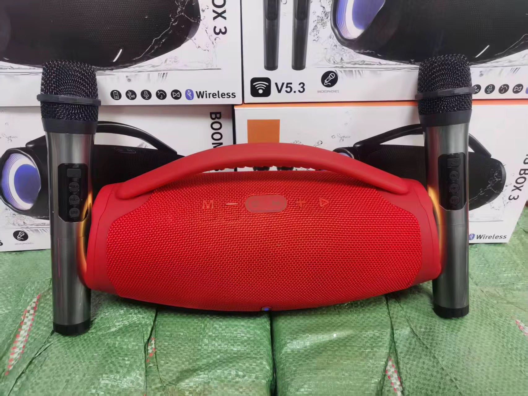 BOOMSBOX 3 AVEC 2 MICRO
