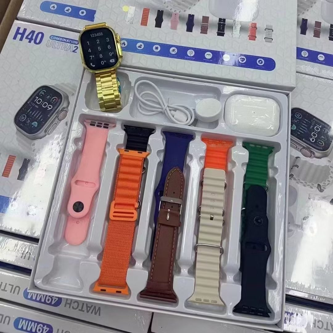 H40 ULTRA 2 (ECOUTEUR,ET 10 BRACELET INTERCHANGE )